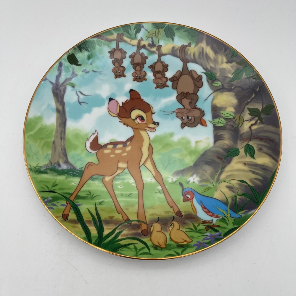 Disney Bambi Woodland Friends Limited Edition First Edition Series Plate 543